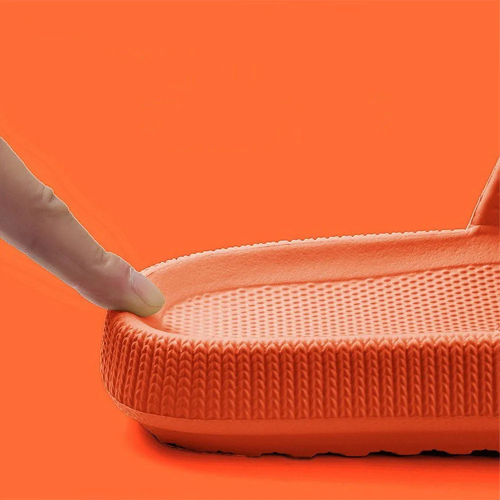(1 pair) Size 36-37 Bathing Shoes Women's Beach Slippers Bathing Slippers Water Repellent Summer Sandals - Green