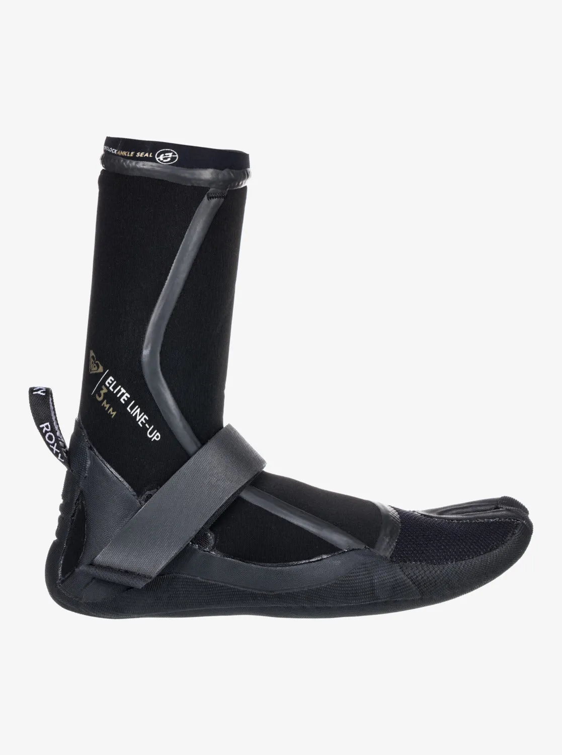 3mm Elite Split Toe Wetsuit Boots - Black