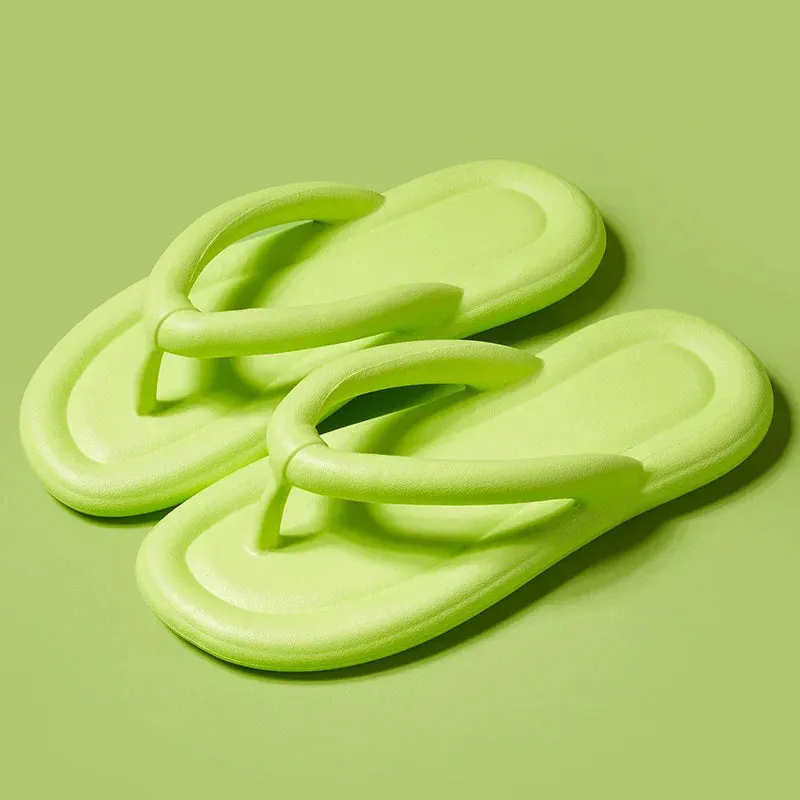 AMOZAE- - Candy Color Beach Flip Flops