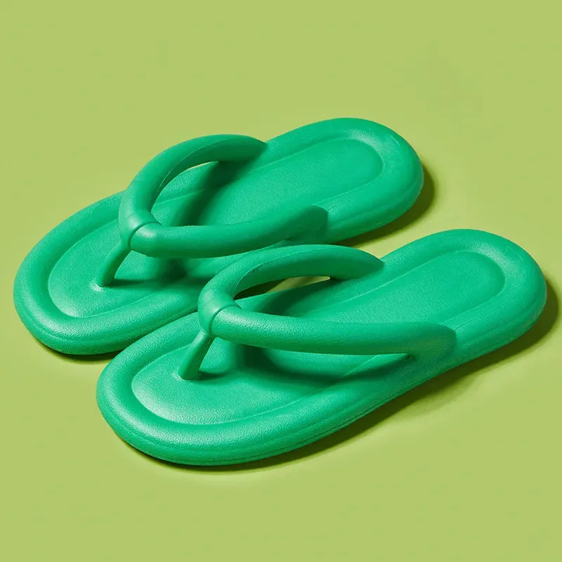 AMOZAE- - Candy Color Beach Flip Flops