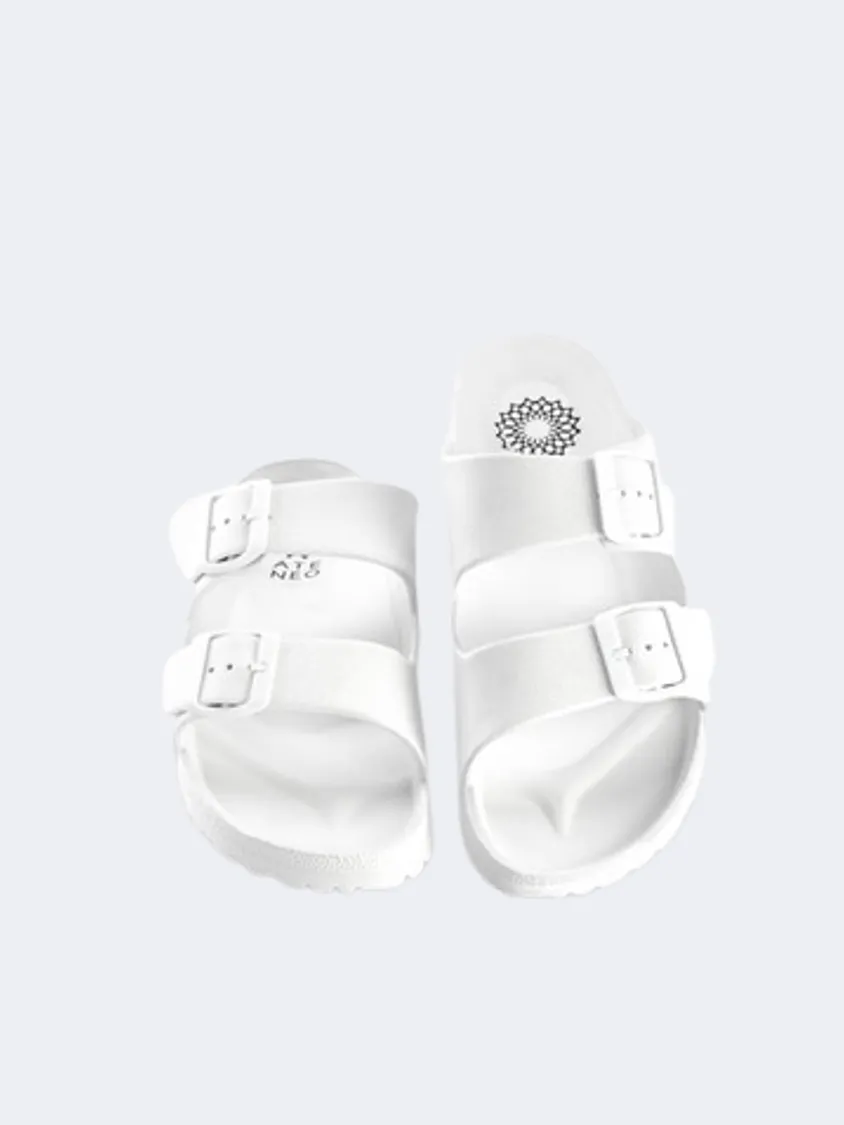 Ateneo Women Beach Slippers White