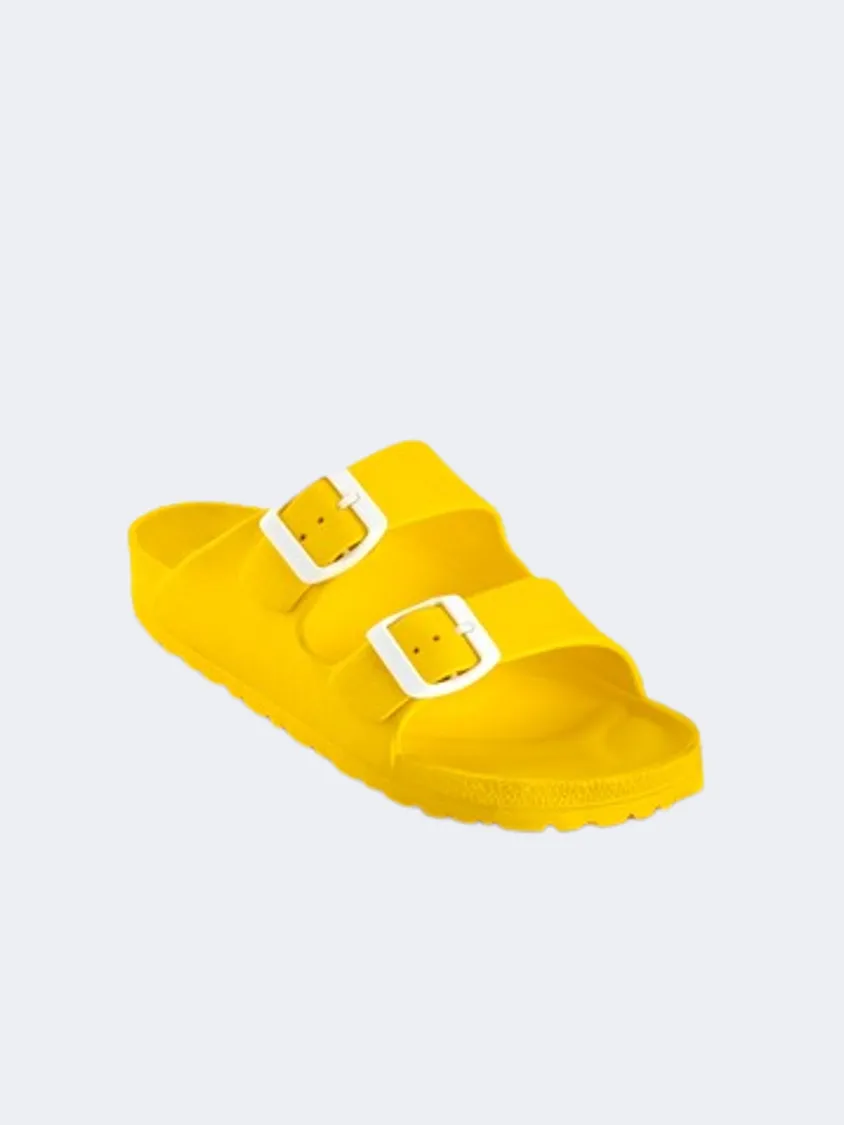 Ateneo Women Beach Slippers Yellow