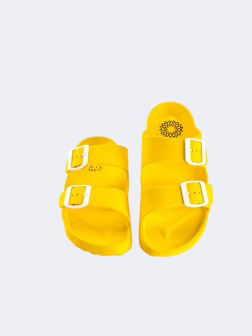 Ateneo Women Beach Slippers Yellow