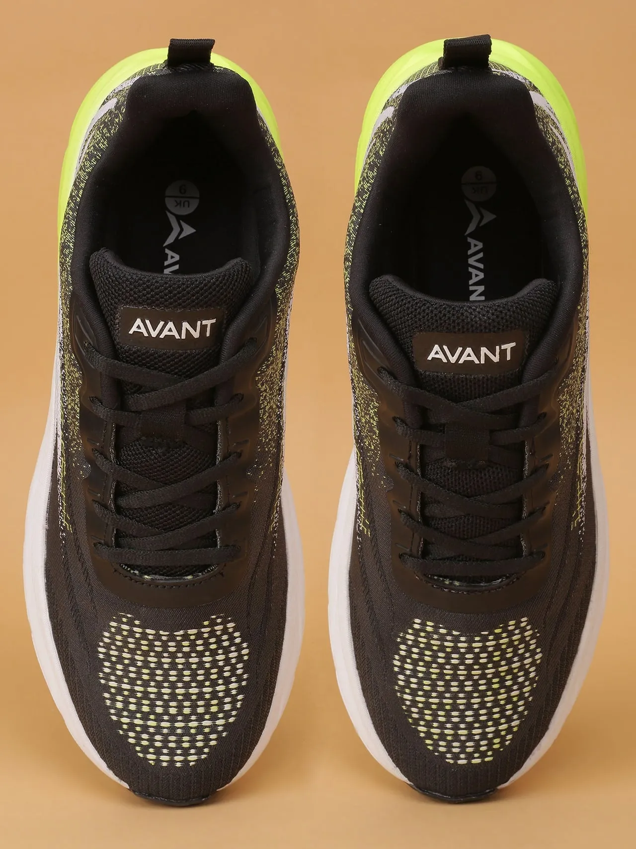 Avant Men's SonicWave Running Shoes - Black/Neon Green