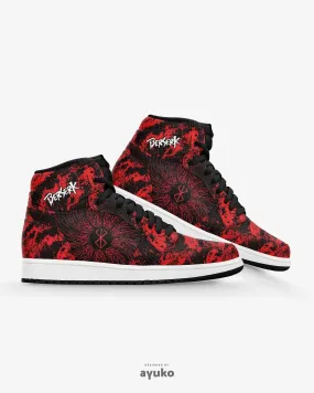 Berserk Blood Splatter Air JD1 Mid Anime Shoes