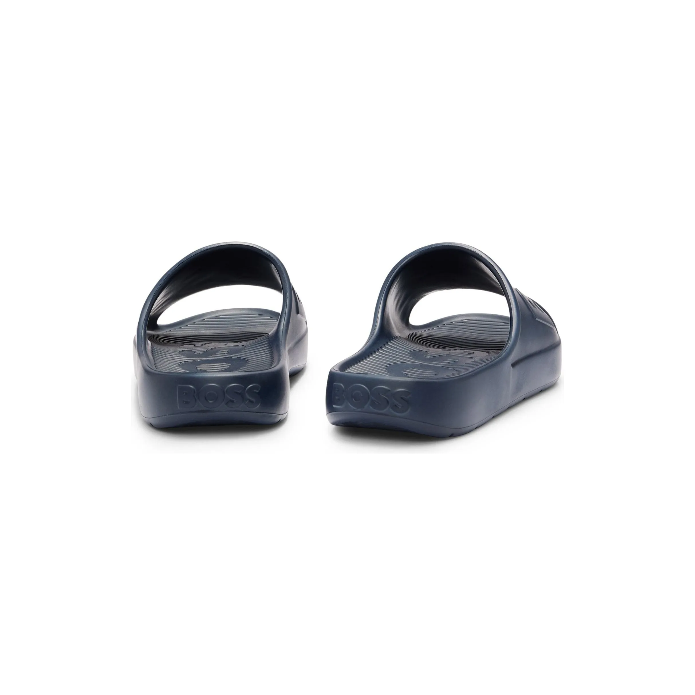 BOSS LIGHTWEIGHT EVA SLIDER SANDALS WITH LOGO BAND