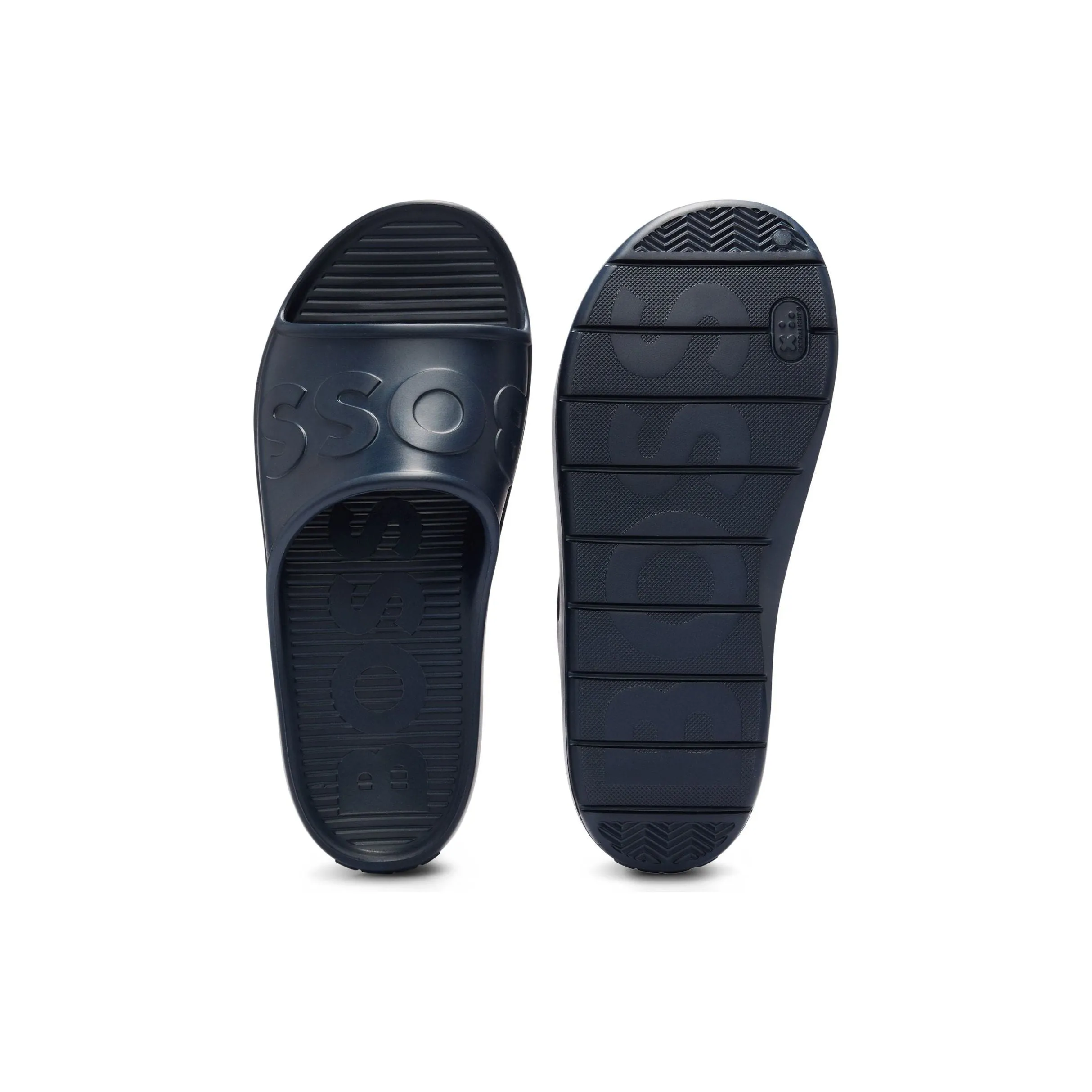 BOSS LIGHTWEIGHT EVA SLIDER SANDALS WITH LOGO BAND