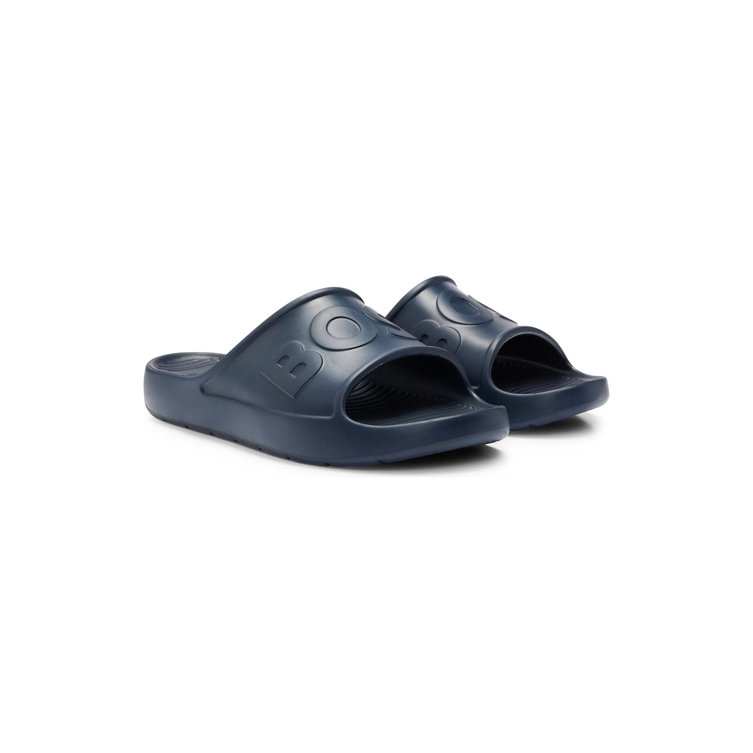 BOSS LIGHTWEIGHT EVA SLIDER SANDALS WITH LOGO BAND