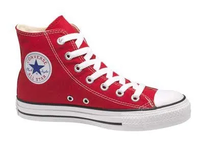 Converse CTAS Hi All Star Red Canvas Chuck Taylor M9621C