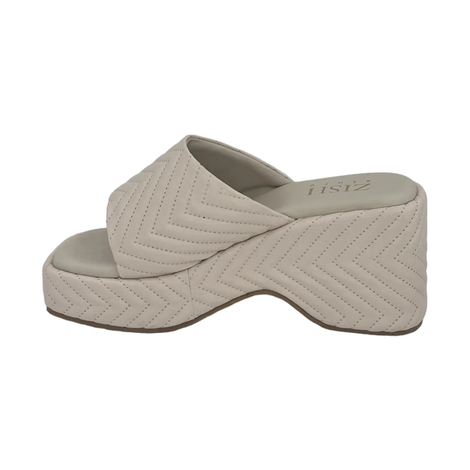 Cream  Zig Zag Slides