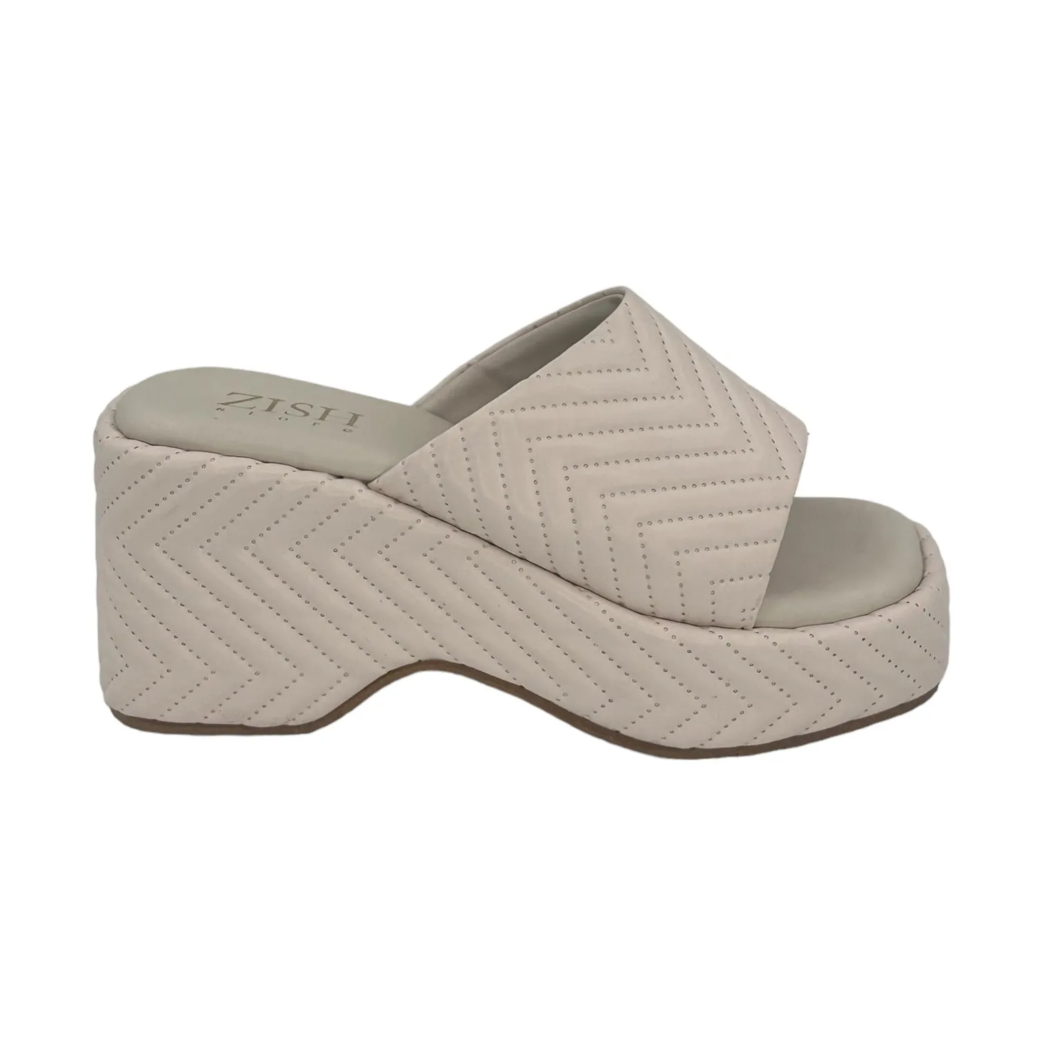 Cream  Zig Zag Slides