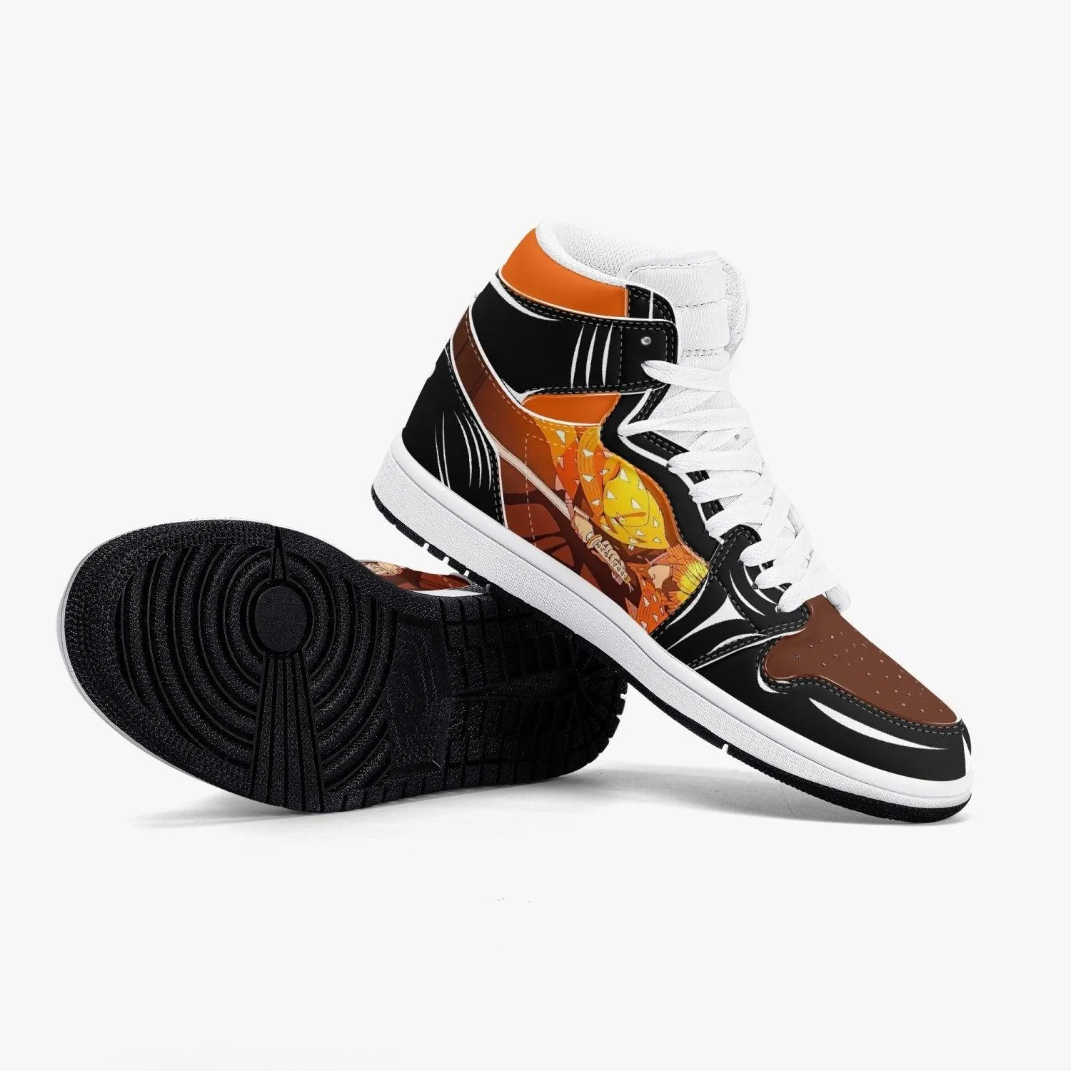 Demon Slayer Zenitsu Agatsuma JD1 Mid Anime Shoes