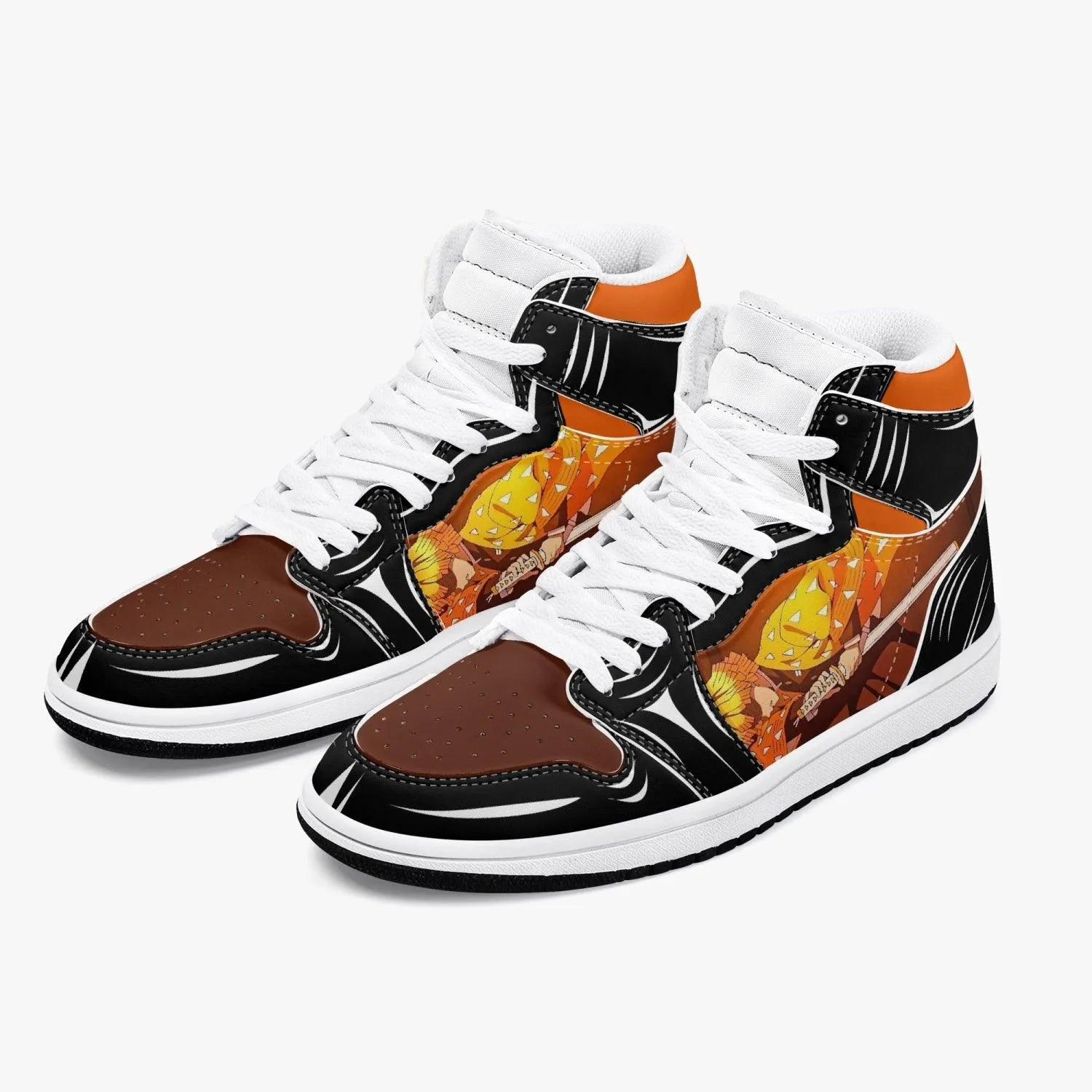 Demon Slayer Zenitsu Agatsuma JD1 Mid Anime Shoes