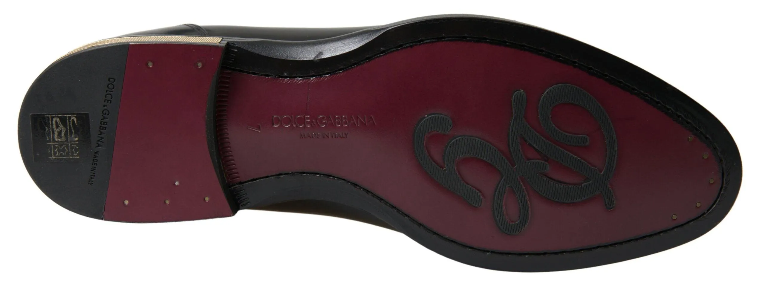 Dolce & Gabbana Black Leather Loafers Tassel  Shoes