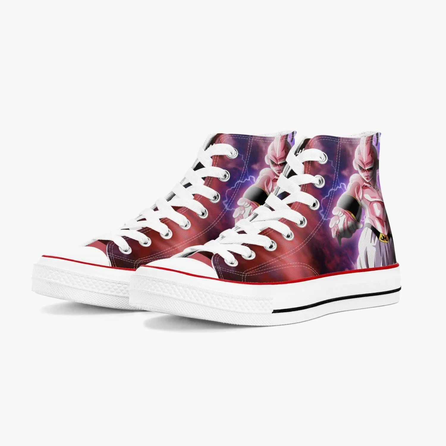Dragonball Z Majin Buu A-Star High White Anime Shoes