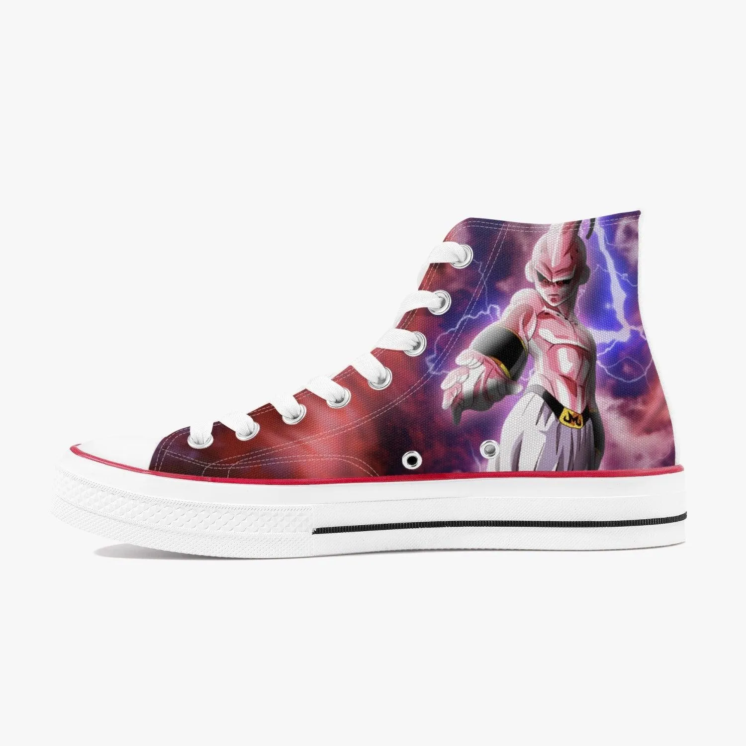Dragonball Z Majin Buu A-Star High White Anime Shoes