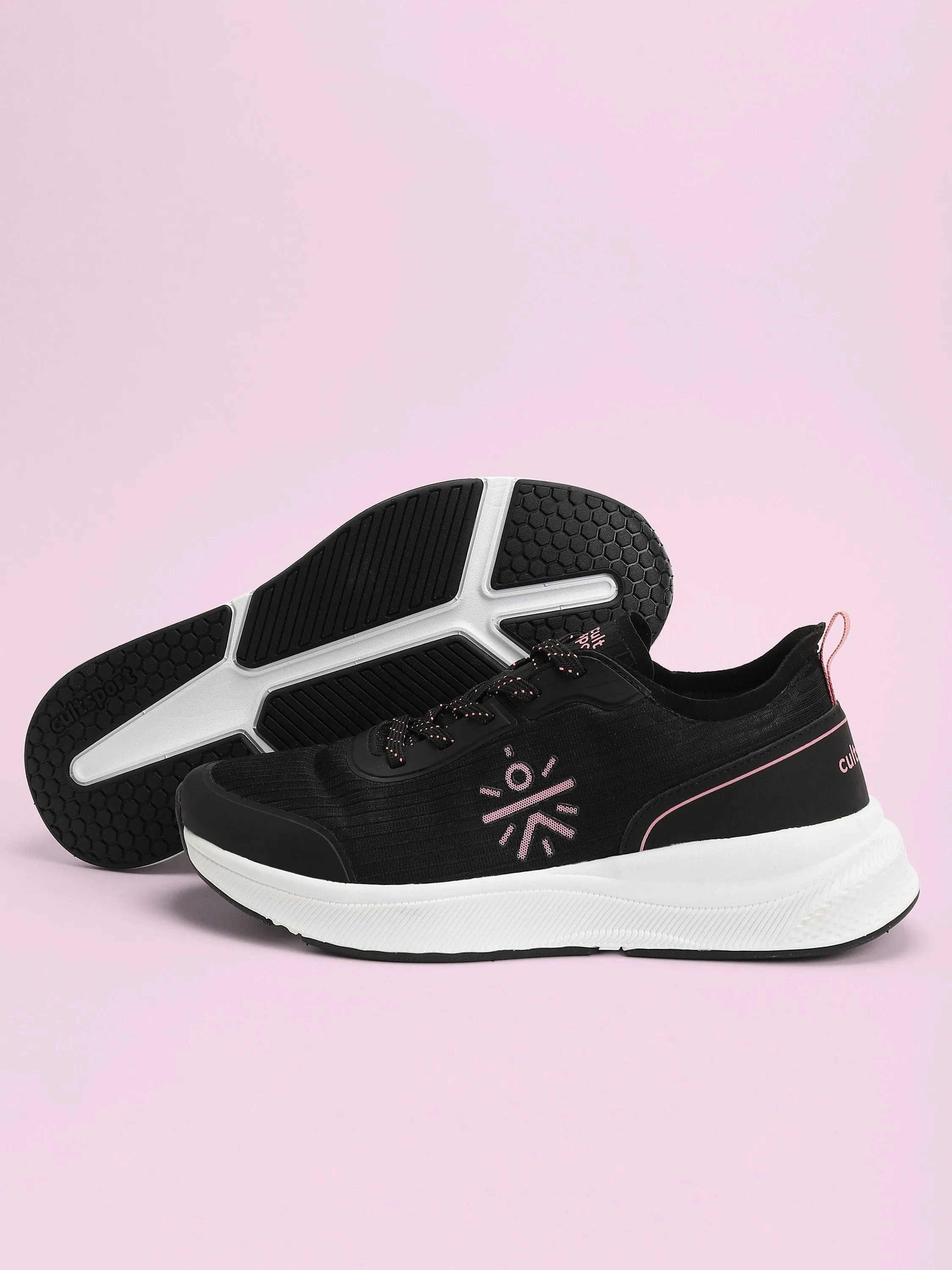Flamingo Women Running Shoes - Black