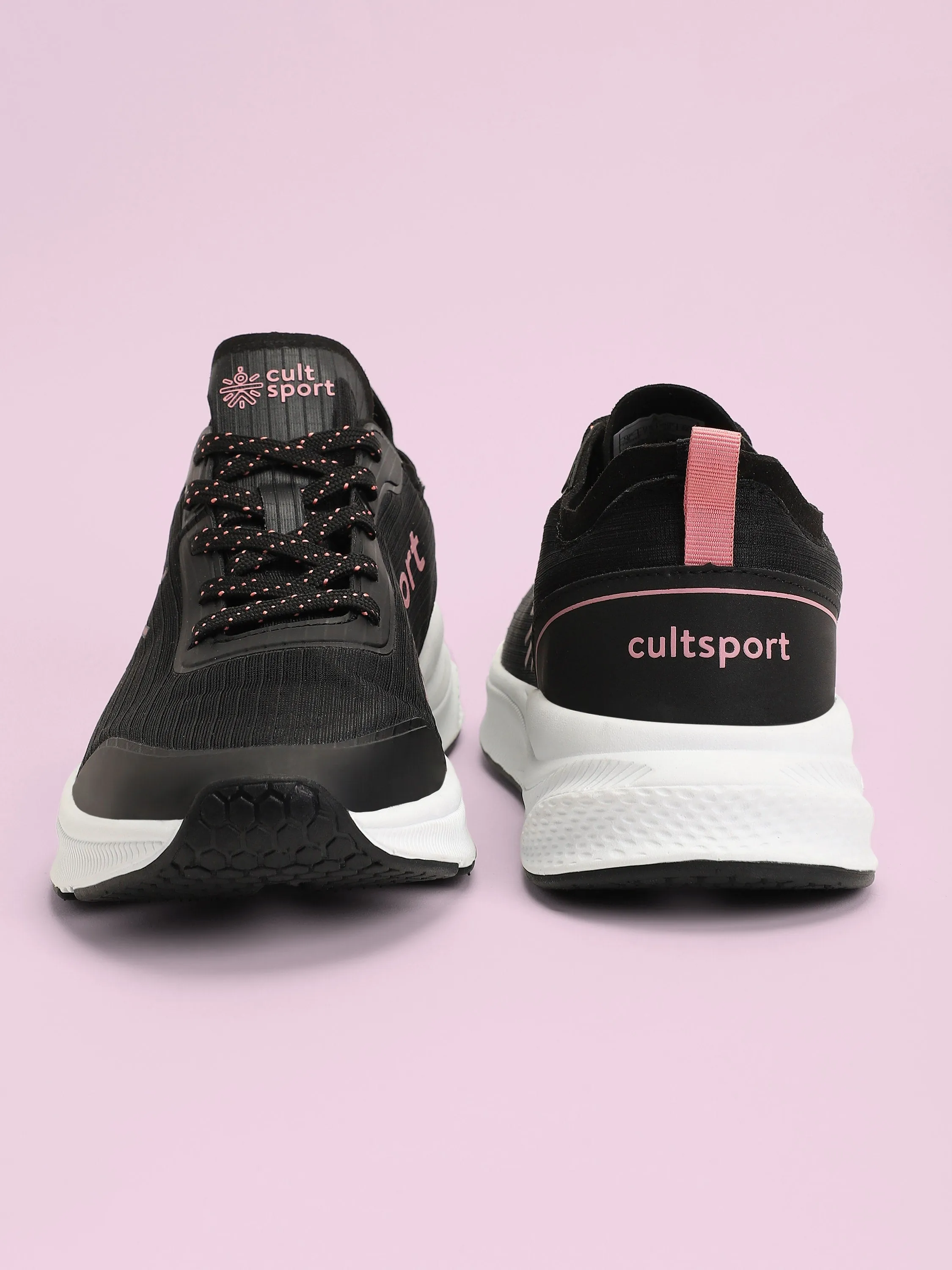 Flamingo Women Running Shoes - Black