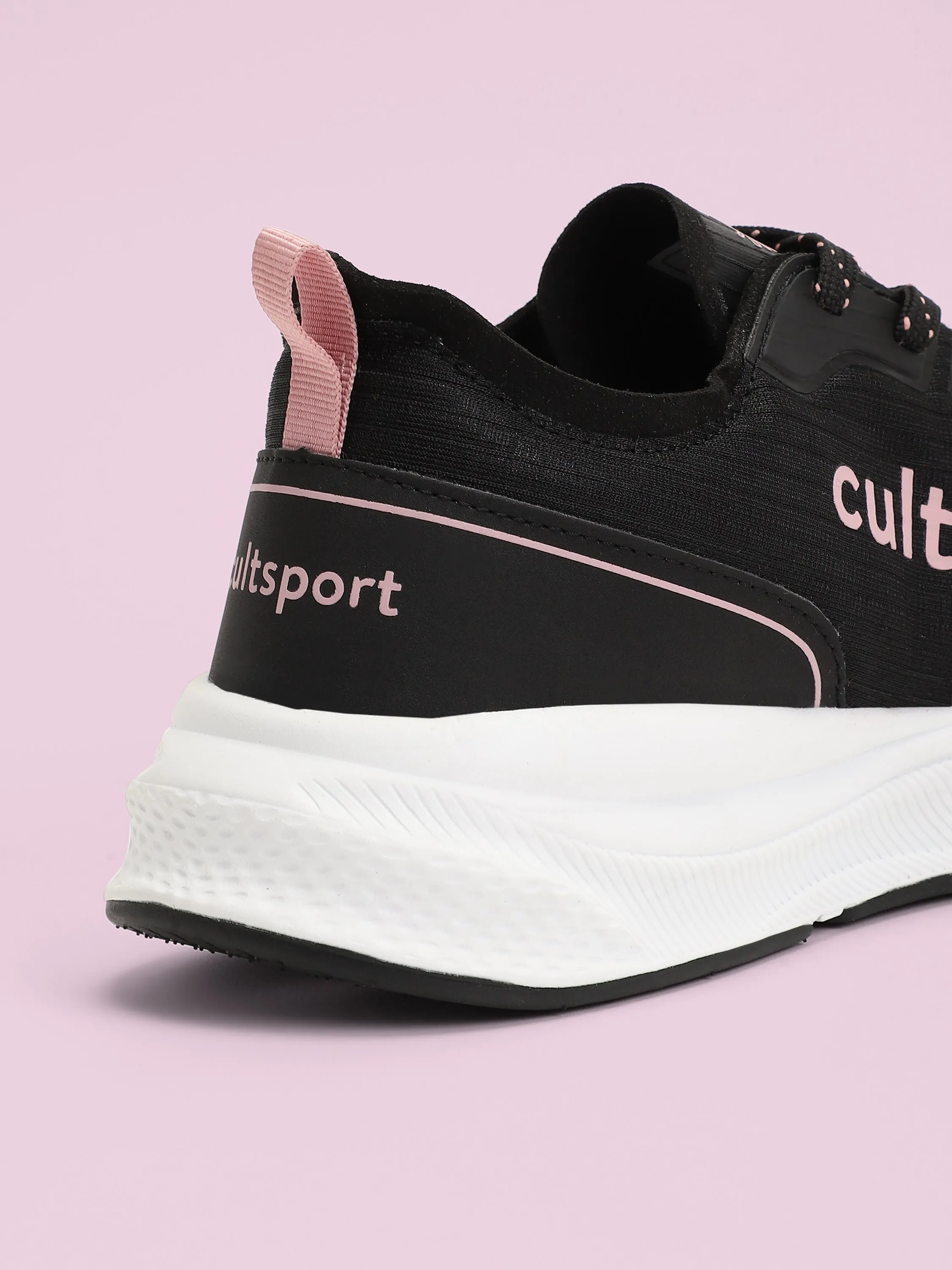 Flamingo Women Running Shoes - Black