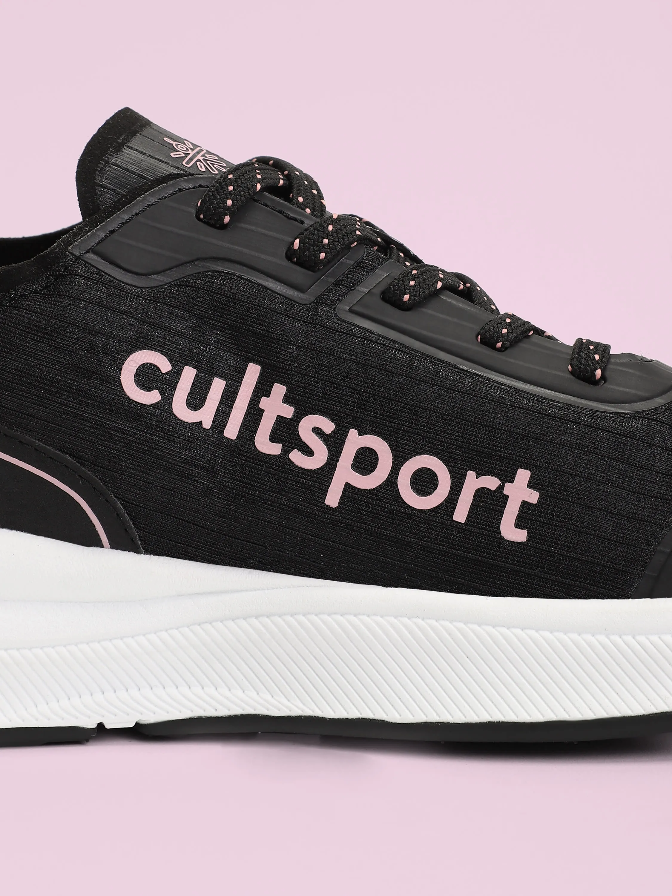 Flamingo Women Running Shoes - Black