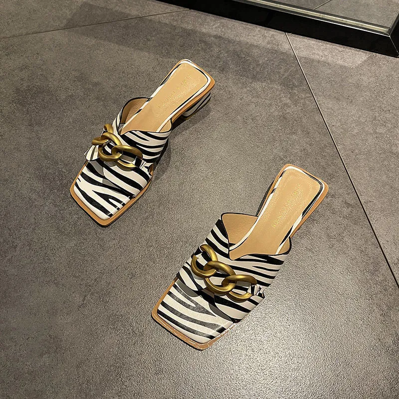 French Sandals With One Word In Temperament | Brodtica.com