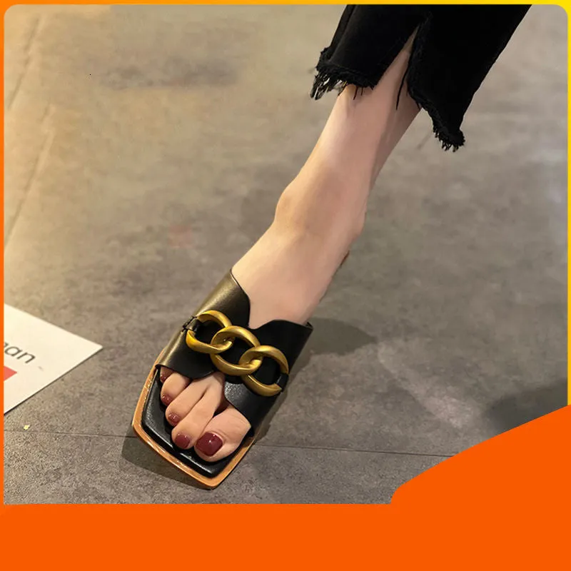 French Sandals With One Word In Temperament | Brodtica.com