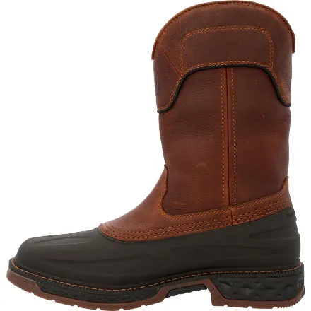 Georgia Men's 11" Carbo-Tec Waterproof Pull-On Work Boots - Brown GB00470