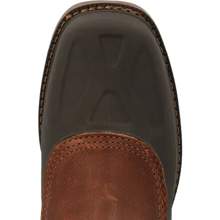 Georgia Men's 11" Carbo-Tec Waterproof Pull-On Work Boots - Brown GB00470