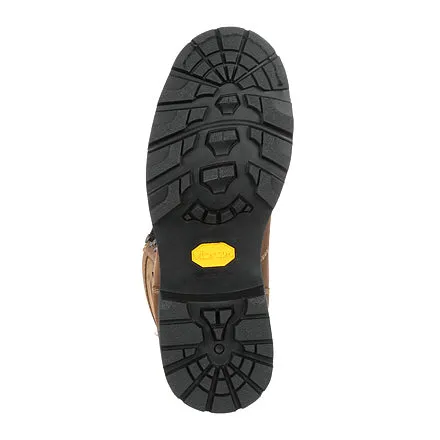Georgia Men's 8" Comfort Core Low Heel Logger Work Boot - Brown GB00122