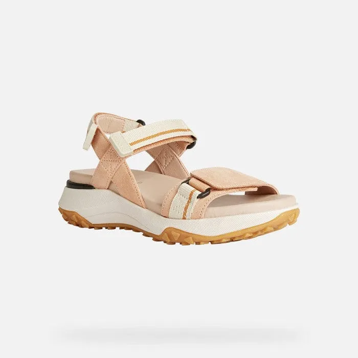 Geox Womens Sorapis Sandal- Peach