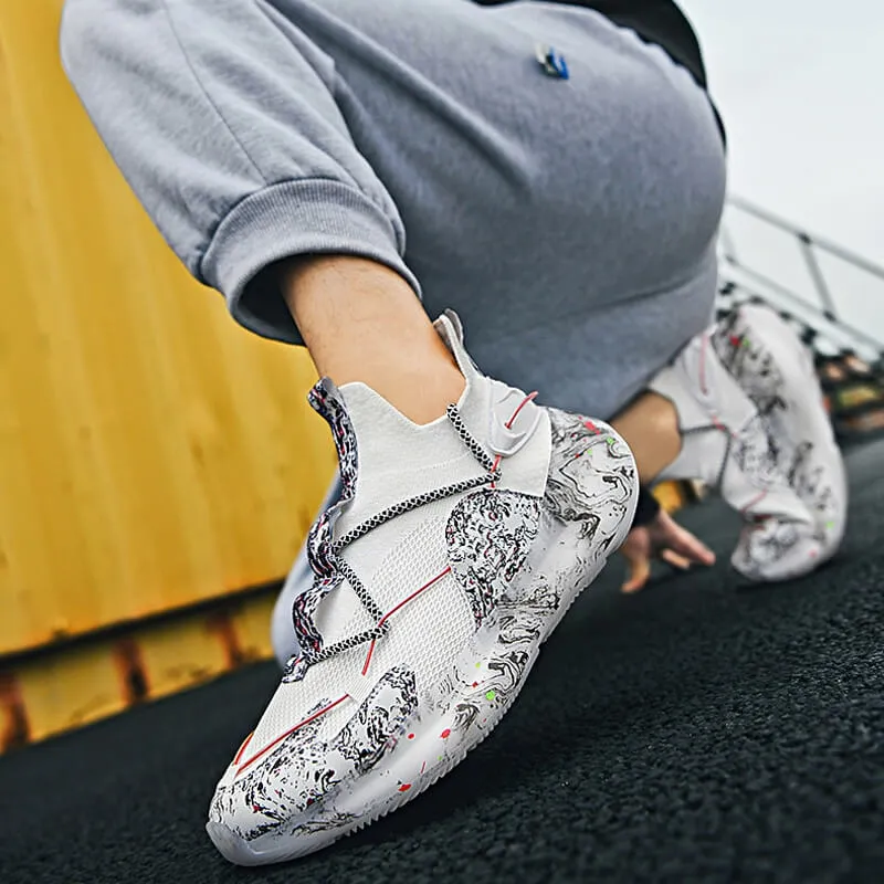 INFINIT Blaze Spectre breathable high top sneakers