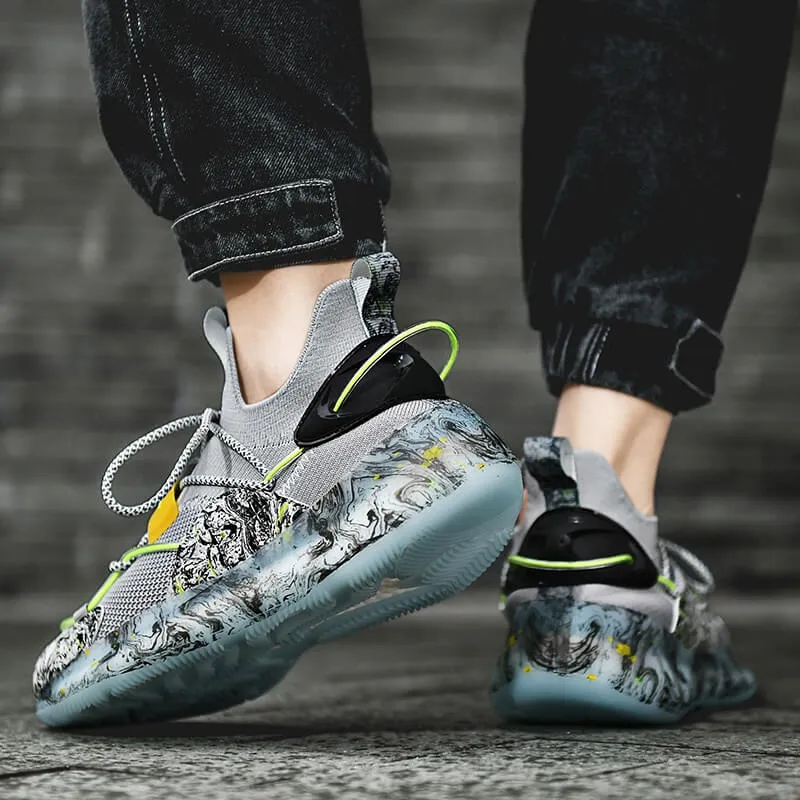 INFINIT Blaze Spectre breathable high top sneakers
