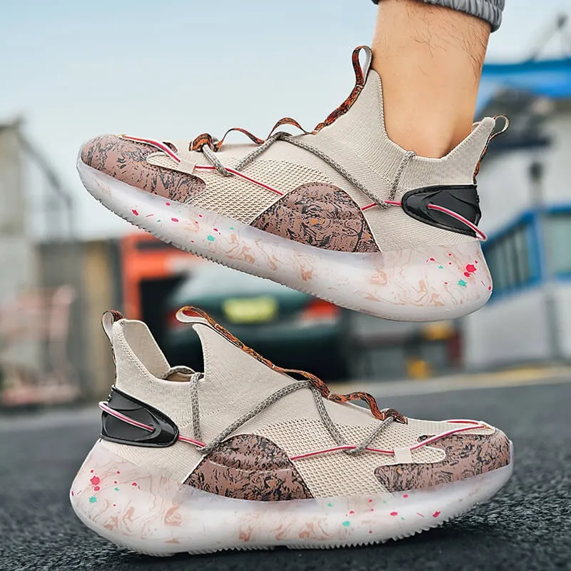 INFINIT Blaze Spectre breathable high top sneakers