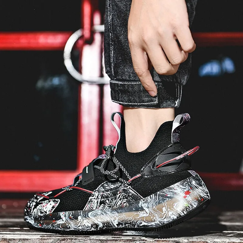 INFINIT Blaze Spectre breathable high top sneakers