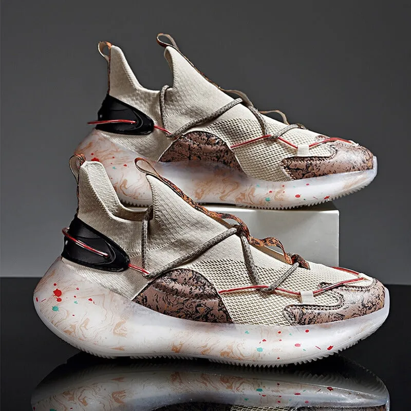 INFINIT Blaze Spectre breathable high top sneakers