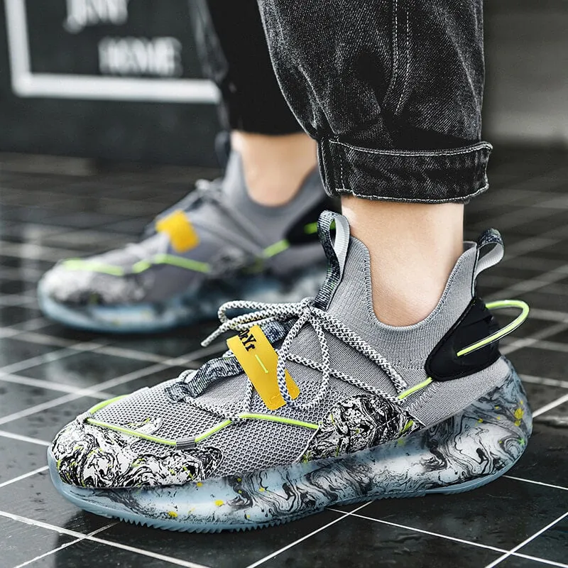 INFINIT Blaze Spectre breathable high top sneakers