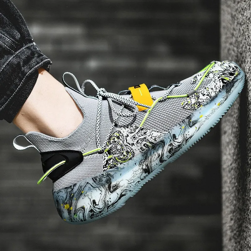 INFINIT Blaze Spectre breathable high top sneakers