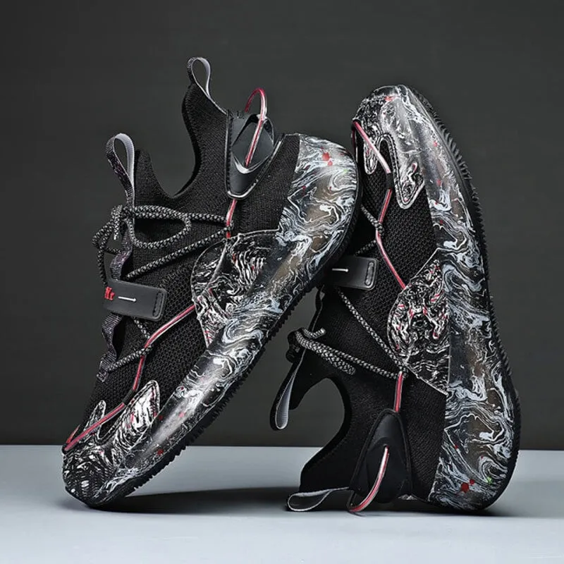INFINIT Blaze Spectre breathable high top sneakers