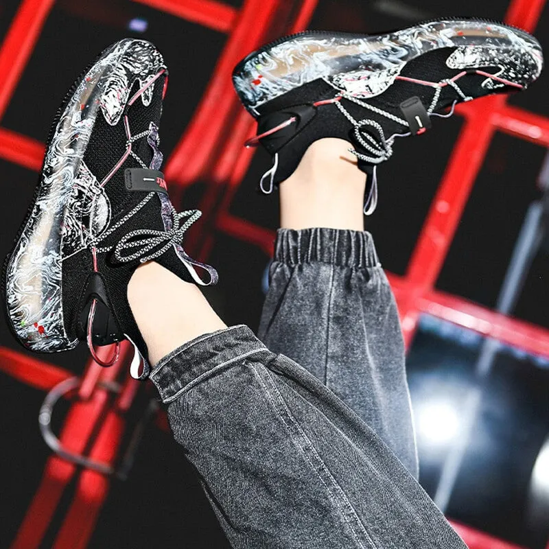 INFINIT Blaze Spectre breathable high top sneakers