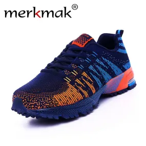Merkmak Men's Shoes Breathable Casual High Quality Fashion Men Leisure Chinese Branded Designer Men Shoes Flat Zapatillas Hombre