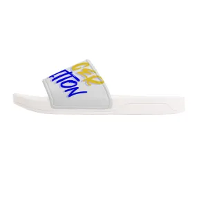 Nick Muench | White Sandals Customized | Shoe Zero
