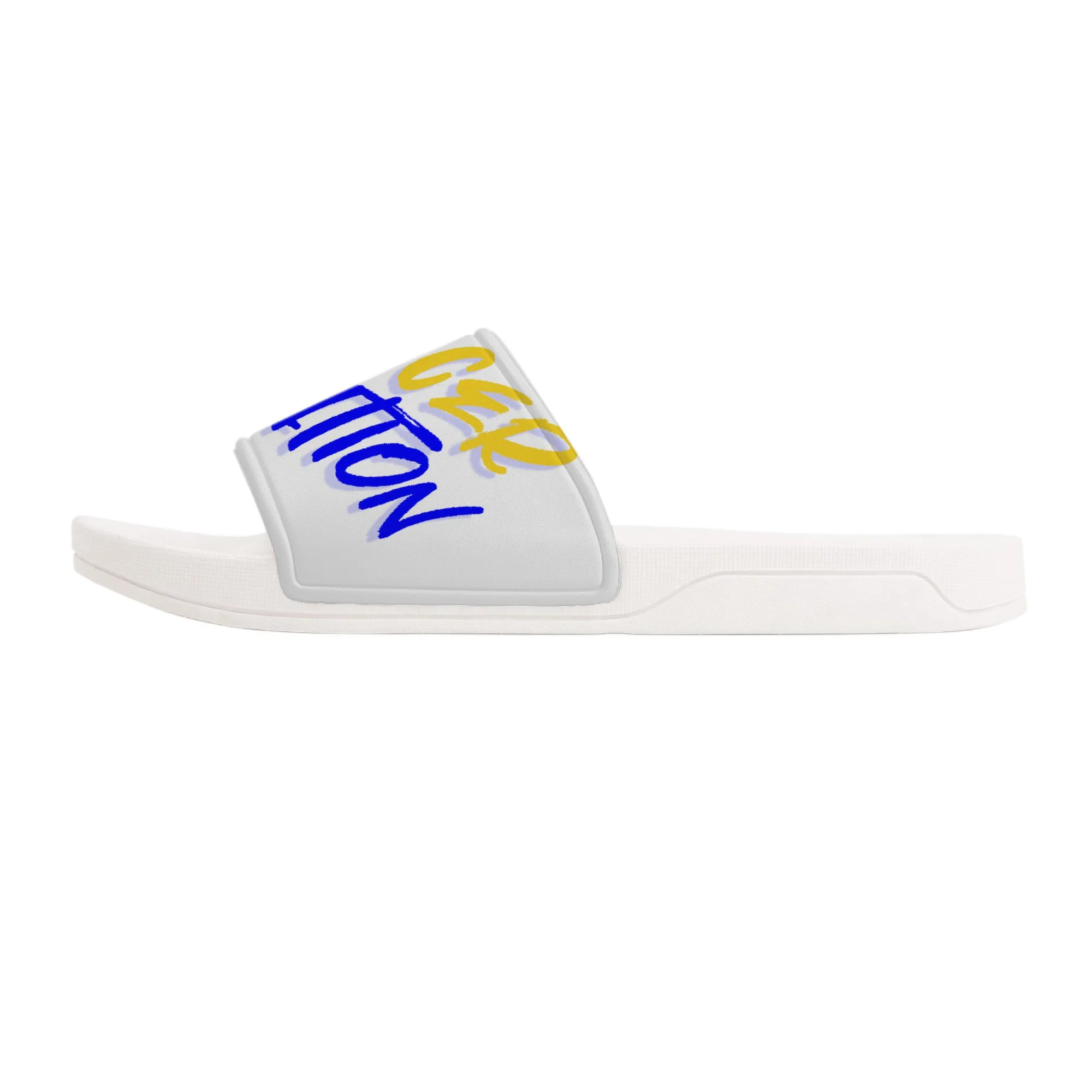 Nick Muench | White Sandals Customized | Shoe Zero