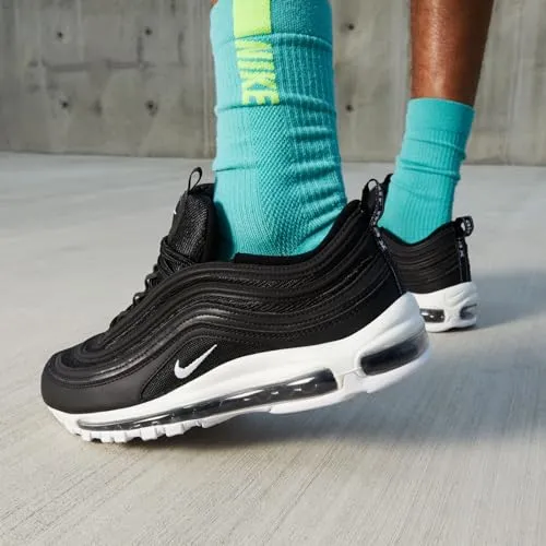 Nike Air Max 97 Men's Running Shoes Black/White 921826-001 (9.5 D(M) US)