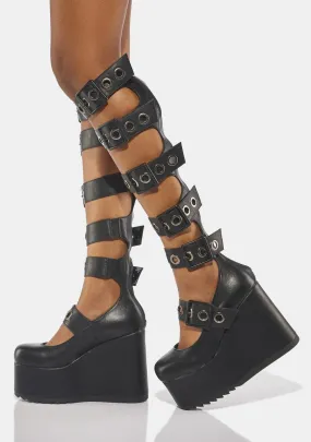 No Budget Platform Sandals