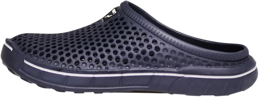 Norty Mens Lightweight Clog Navy