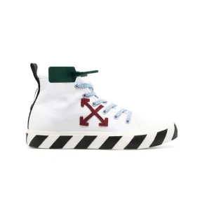 Off-White Vulcanized Mid Sneaker White/Black/Burgandy