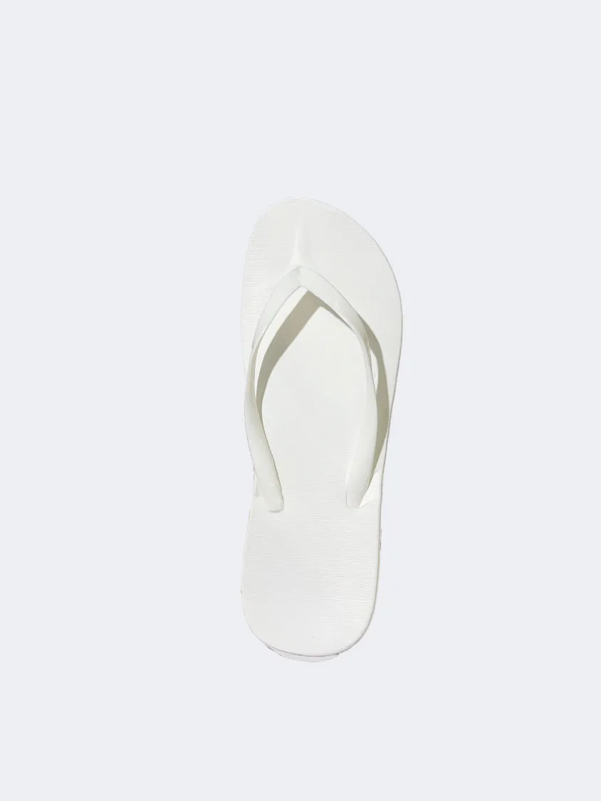 Oil And Gaz Flamingo Women Beach Slippers White
