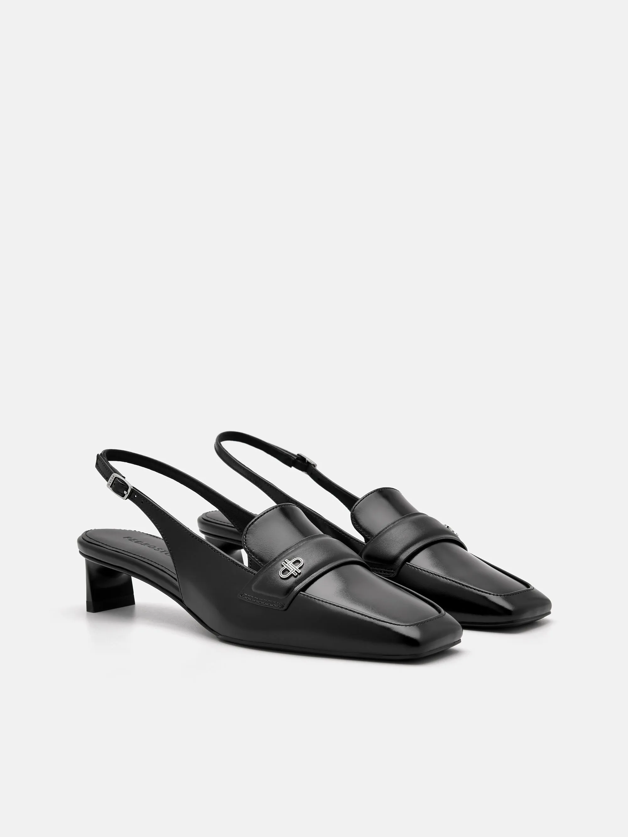 PEDRO Studio Leather Slingback Pumps