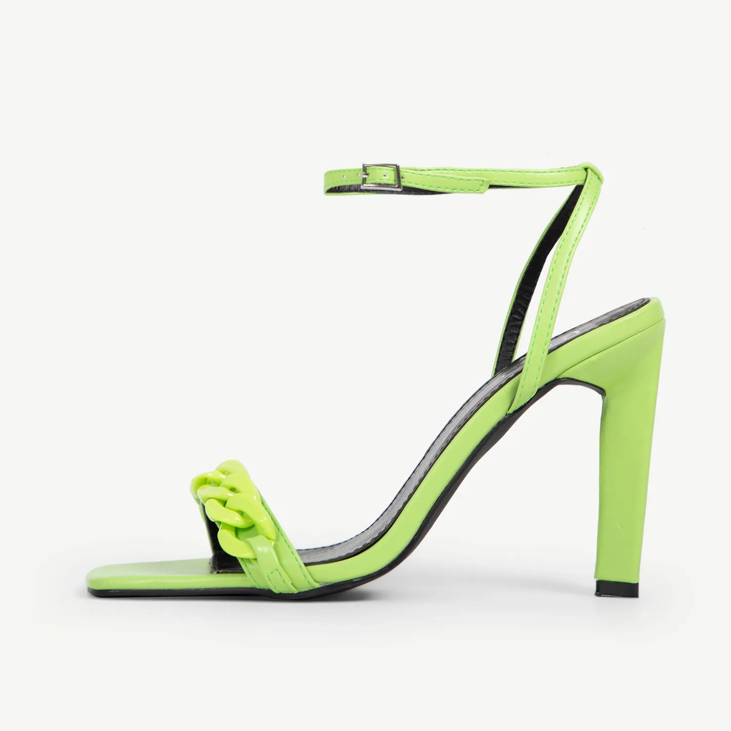 RAID Lucia Strappy Heel in Green