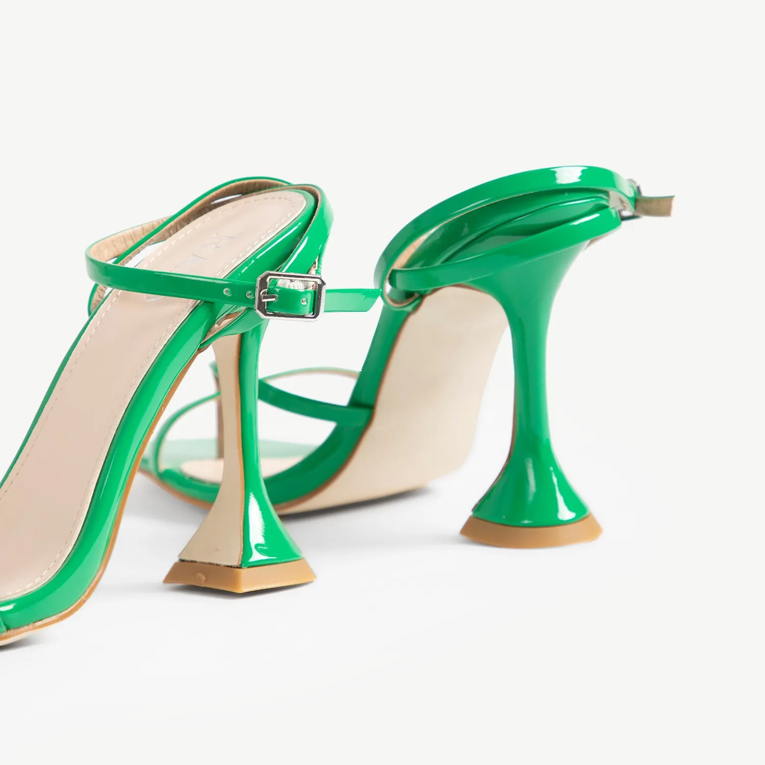 RAID Trevia Heeled Sandal in Green